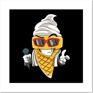 Ice Cream Cool Summer Vacation Glasses Posters and Art